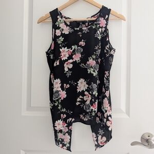 Express Floral Sleeveless Top